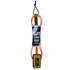 Correa Para Tabla De Surf De Competición Sola De 5 Pies, 6 Pulgadas X 5 Mm - Naranja / Caqui