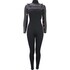 Traje De Neopreno Sola Nova 5/4 Mm Con Cremallera Frontal Para Mujer - Negro/Pizarra