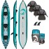 Kayak Spinera Hybris 500 Para 3 Personas Con Tecnología Drop-Stitch De Alta Presión - Verde Azulado