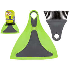 Summit Pop! Juego De Cepillo Y Recogedor Flexi - Lima Summit Pop! Juego De Cepillo Y Recogedor Flexi - Lima
