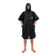 Surflogic Storm Robe Ss Poncho Impermeable / Cambiador De Bata - Negro