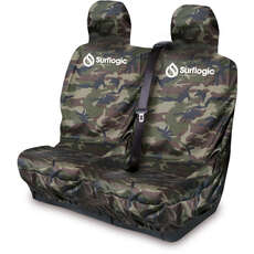 Funda De Asiento De Coche / Van Impermeable Surflogic Doble - Camuflaje