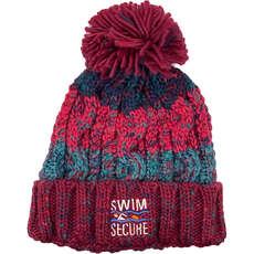 Gorro Con Pompón Swim Secure Con Forro Polar - Winter Berries