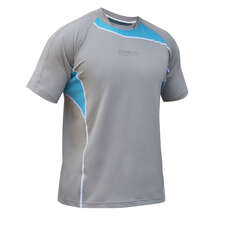 Gul Código Cero Manga Corta De La Camiseta - Gris / Aguamarina Gul Código Cero Manga Corta De La Camiseta - Gris / Aguamarina