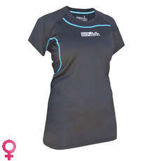 Gul Womens Código Cero Manga Corta T Shirt - Negro