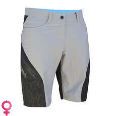 Gul Womens Código Cero Quick Dry Vela Shorts - Gris / Negro
