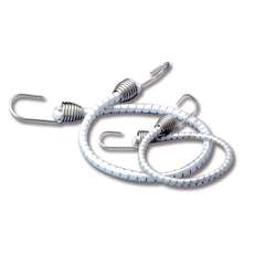 Bainbridge Choque Del Cable Y Acero Inoxidable Gancho - 6 Mm X 30 Mm - Paquete De 10