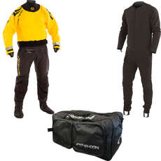 Traje Seco Typhoon Multisport Hinge 5 Con Traje Interior - Amarillo Traje Seco Typhoon Multisport Hinge 5 Con Traje Interior - Amarillo