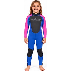 Traje De Neopreno Typhoon Swarm3 Infants 3 / 2Mm Fullsuit - Morado / Rosa Fuerte 250995