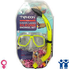 Typhoon Pro Mask & Snorkel Set - Adolescentes / Ladies - Amarillo Typhoon Pro Mask & Snorkel Set - Adolescentes / Ladies - Amarillo