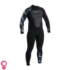 Traje De Neopreno Con Cremallera De Espalda Vortex 5/4 / 3Mm Para Mujer Typhoon -250683 Traje De Neopreno Con Cremallera De Espalda Vortex 5/4 / 3Mm Para Mujer Typhoon -250683