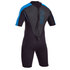 Traje De Neopreno Typhoon Swarm Para Hombre 3 Mm Backzip Shorty - Azul 471101