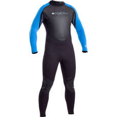 Traje De Neopreno Typhoon Swarm 3 / 2Mm Con Cierre Plano Y Cremallera Plana - Negro / Azul - 471001 Traje De Neopreno Typhoon Swarm 3 / 2Mm Con Cierre Plano Y Cremallera Plana - Negro / Azul - 471001