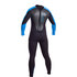 Traje De Neopreno Typhoon Swarm 3 / 2Mm Con Cierre Plano Y Cremallera Plana - Negro / Azul - 471001