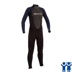 Tifón Tormenta Niños 3Mm Traje - Negro / Azul Marino