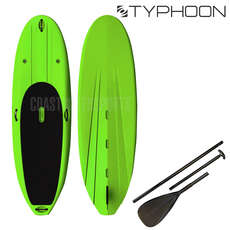 Typhoon Surfer 9'9 "sup Paddle Board Y Paddle - Verde