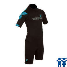Typhoon Swarm Junior Boys Shorty De Neopreno 2014 - Negro / Azul