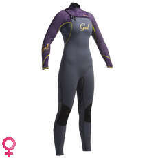 Viper Gul Para Mujer 5/3 Mm Puntada Invisible Perno Seco Traje - Gris / Mulbry