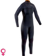 Traje De Neopreno Gul Para Mujer Viper 4/3 Blindstitched Chest Zip - Negro - Vr1235-B7