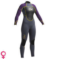 Vortex Gul Para Mujer 5/3 Mm Puntada Invisible Perno Seco Traje 2015 - Gris / Mlbry