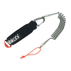 Vaikobi Coiled Sup Calf Leash - Transparente/negro