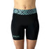 Pantalones Cortos De Remo Para Mujer Vaikobi Vocean - Negro / Teal Vk-129