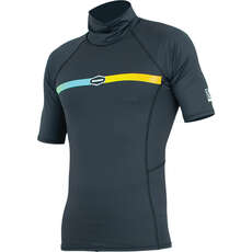 Alder Cruz Manga Corta Rashvest - Negro