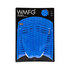 Wmfg Kiteboard Traction Pad - Classic Six Pack Pad Completo - Azul / Blanco