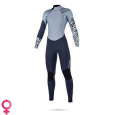 Mystic Diva Para Mujer 5 / 3Mm Gbs Backzip Wetsuit - Navy Mystic Diva Para Mujer 5 / 3Mm Gbs Backzip Wetsuit - Navy