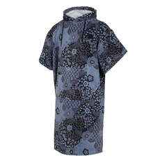 Mystic Velours Aop Poncho - Bleu/noir 220274