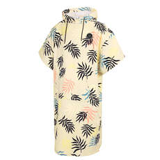 Mystic Velours Aop Poncho - Jaune Pastel 220274