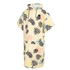 Mystic Velours Aop Poncho - Jaune Pastel 220274