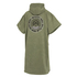 Mystic Velours Artwork Poncho - Verde Oliva 220273