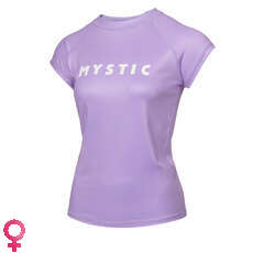 Mystic Mujeres Star Short-Sleeve Rashvest - Lila Pastel 220296