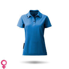 Zhik Para Mujer Algodón Polivinílico Vela Polo - Azul