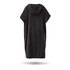 Zhik Poncho Con Capucha / Toalla / Cambio De Túnica - Negro