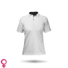 Manga Zhik Para Mujer Short Zhikdry Vela Polo - Blanco