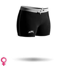 Zhik Para Mujer Spandex Rash Shorts - Negro