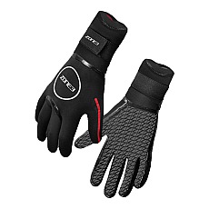 Guantes De Natación De Neopreno Zone3 Heat Tech - Negro / Rojo