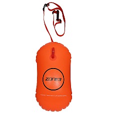 Flotador De Remolque De Natación Para Aguas Abiertas Zone3 Swim Buoy - Hi-Viz Orange -28L