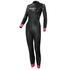 Traje De Neopreno De Natación Zone3 Agile Triathlon Para Mujer - Azul / Fucsia