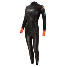 Traje De Neopreno De Natación Zone3 Aspect Breaststroke Para Mujer - Azul / Naranja