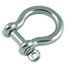 Allen Brothers Cuerpo Redondo Arco Grillete W / Pin Forjado