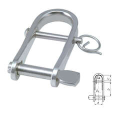 Allen Brothers Grillete De Gaza Con Clave De Clavija Y Extra Pin & Ring