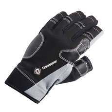 Guantes De Dedos Cortos Crewsaver - Negro