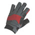 Guantes De Verano De Vela Crewsaver Corto Finger - Gre / Rojo / Negro