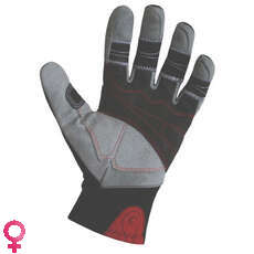 Crewsaver Guantes Tri Temporada De Vela - Negro / Rojo