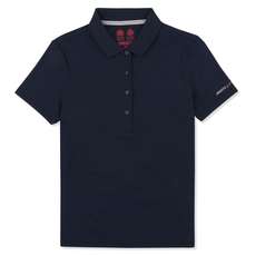 Polo De Manga Para Mujer Musto Evolución Bloqueador Solar Corto - True Navy Polo De Manga Para Mujer Musto Evolución Bloqueador Solar Corto - True Navy