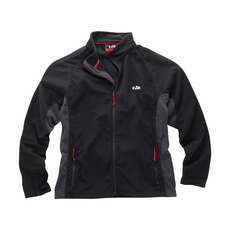 Gill Cuadrícula Microfleece Jacket - Negro