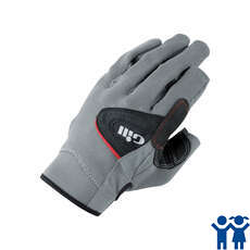 Gill Júnior Marinero Guantes Largos Finger - Negro / Gris